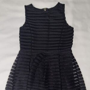 Forever 21 Girls Sleeveless Black Fit & Flare Party Dress Size 7/8 Years